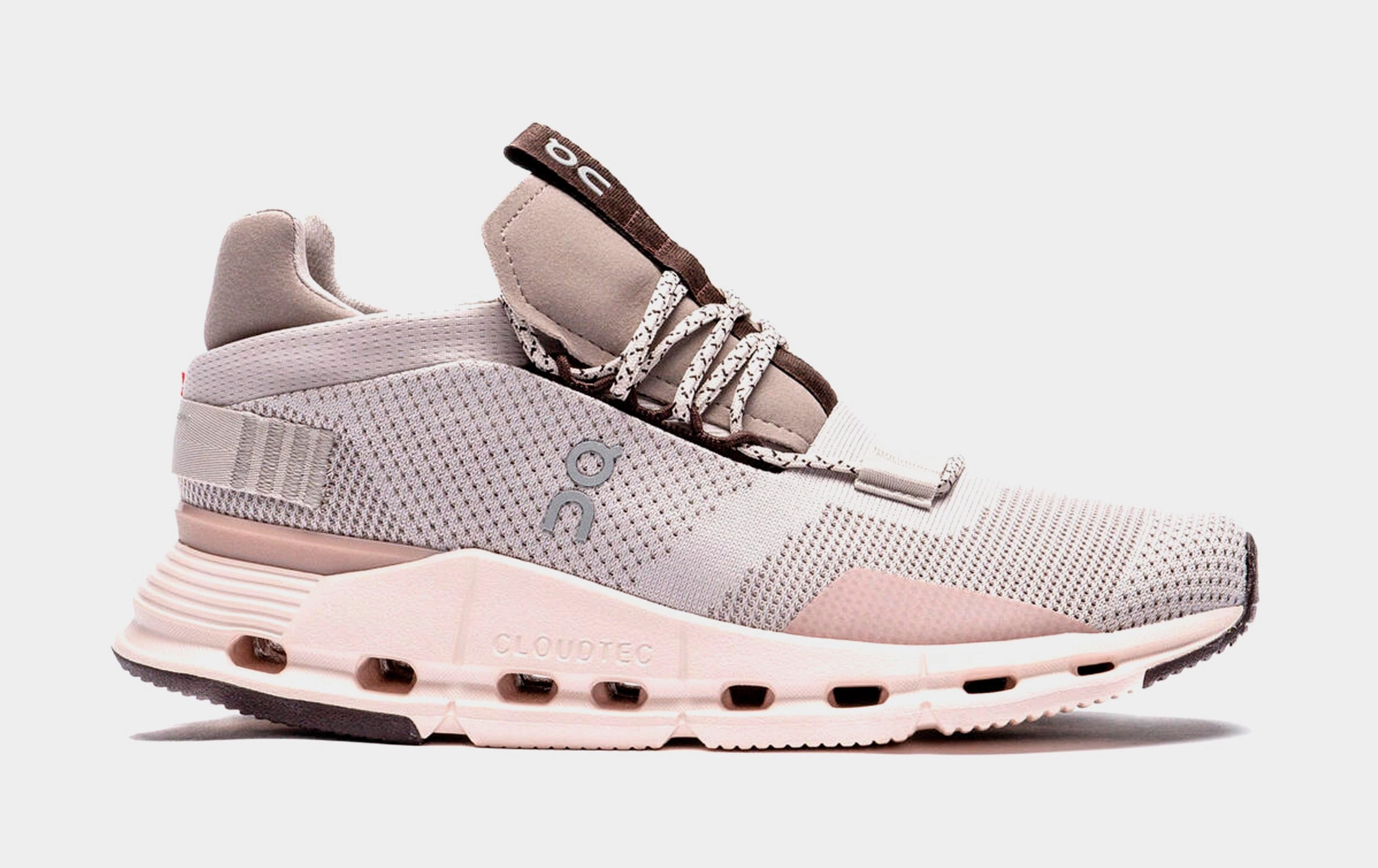 Sneakers Vs Running Shoes Cloudnova Womens Running Shoes (Pearl/Shell)