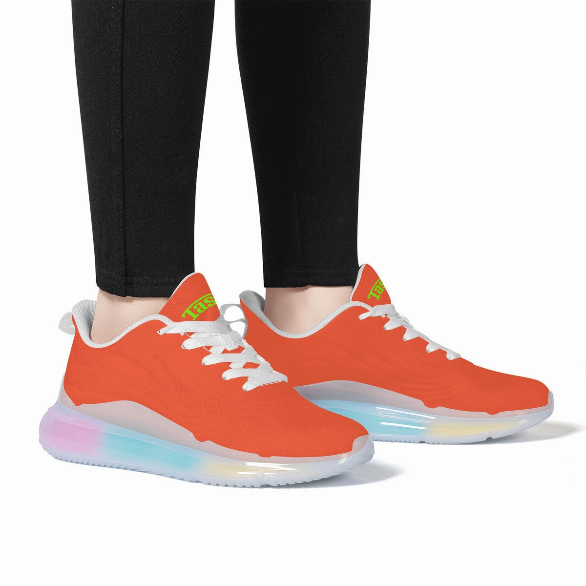 Snooty Fox Art Women's Rainbow Atmospheric Cushion Running Shoes Mex Orange Run Swift Running Shoes
