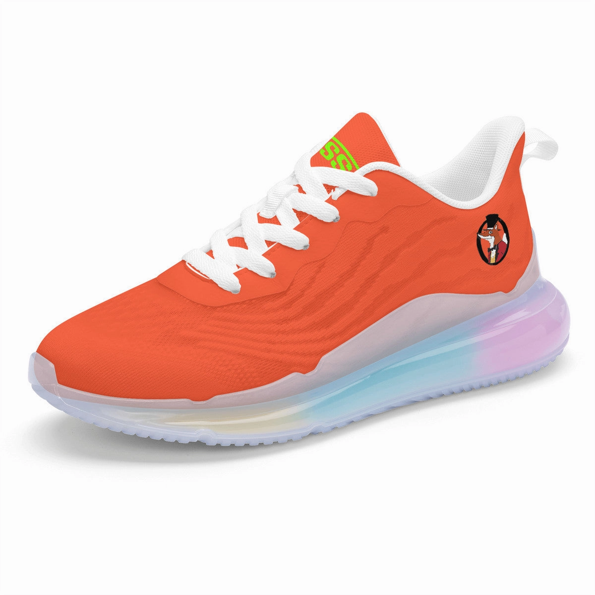 Snooty Fox Art Women's Rainbow Atmospheric Cushion Running Shoes Mex Orange Running Shoes Sale Uk