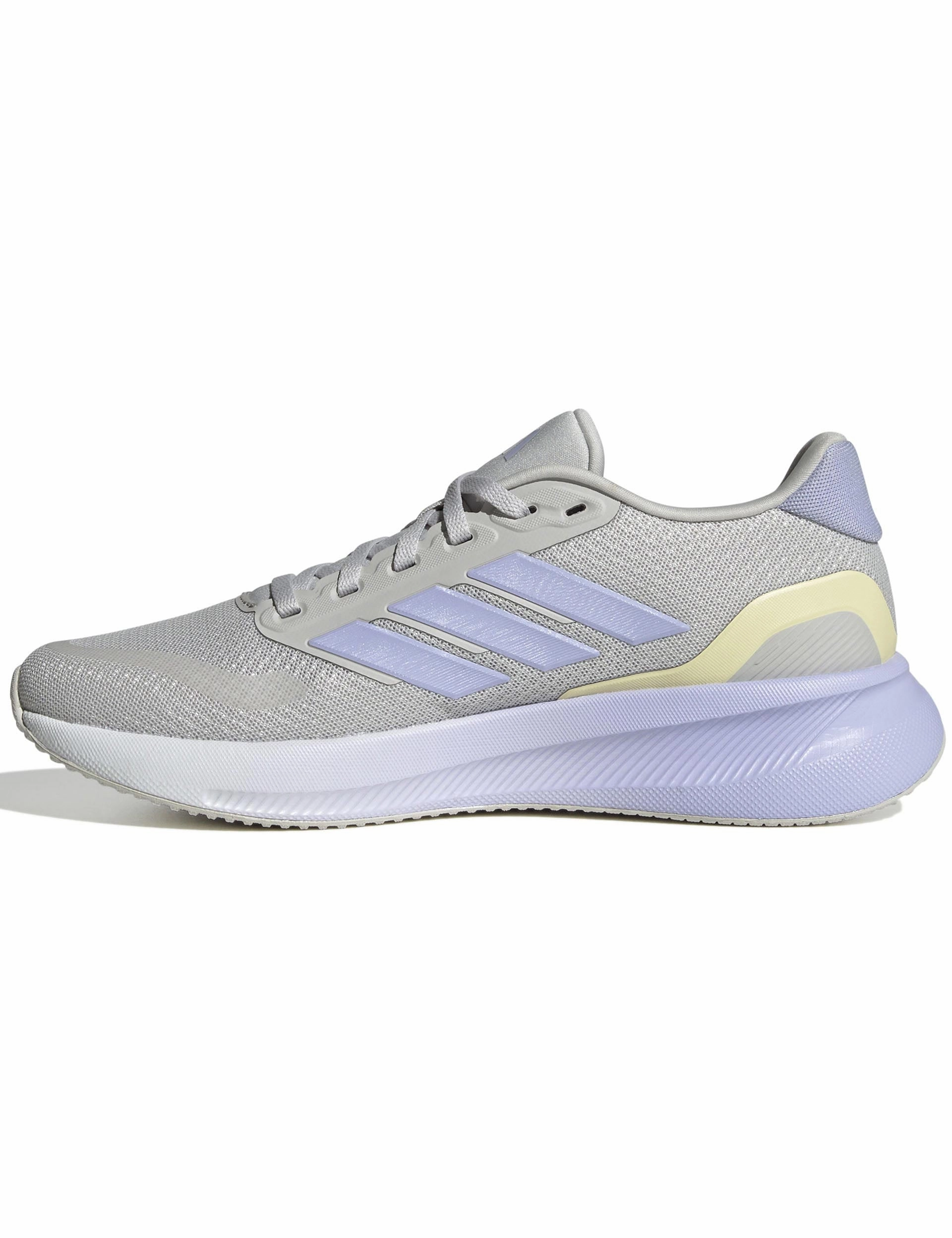 Trendy Adidas Shoes 2025 Runfalcon 5 Running Shoes - Grey One/Violet Tone/Core Black