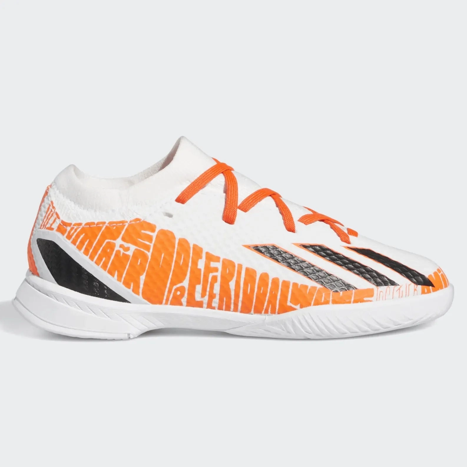 Adidas Kaptir 3.0 Running Shoes adidas JR X SpeedPortal Messi .3 Indoor - White-Black-Solar Red