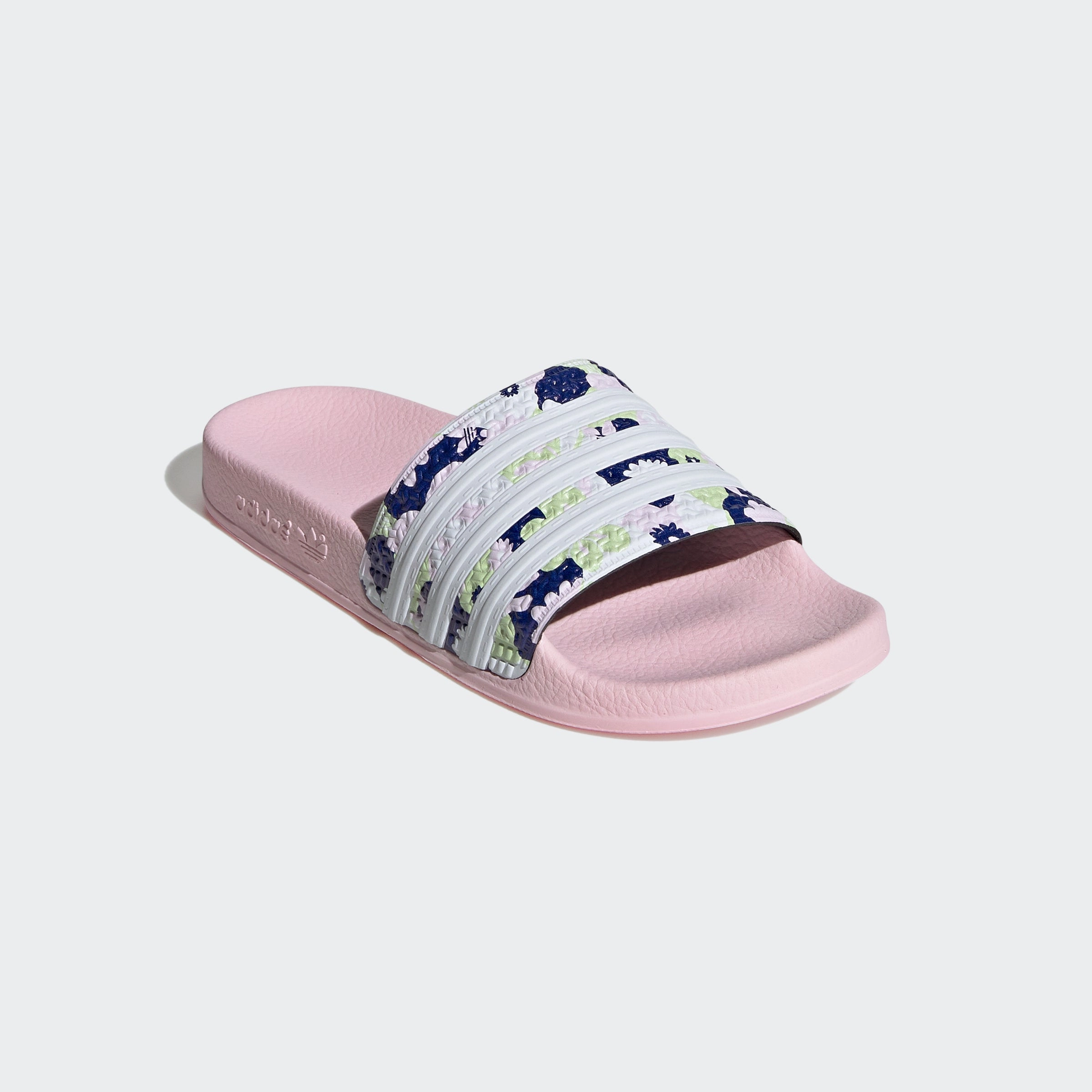 Kids adidas Originals Adilette Lite Slides Clear Pink Adidas Pronation Shoes