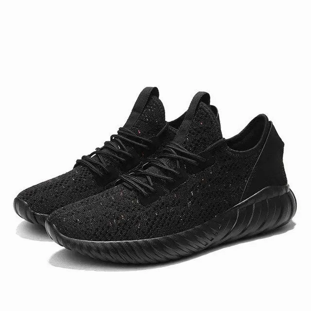 Mesh Glitter Flat Shoes Running Shoes For Men Outdoor Mesh Comfortable Man Sneakers Sports Shoes Lace-up Sneaker