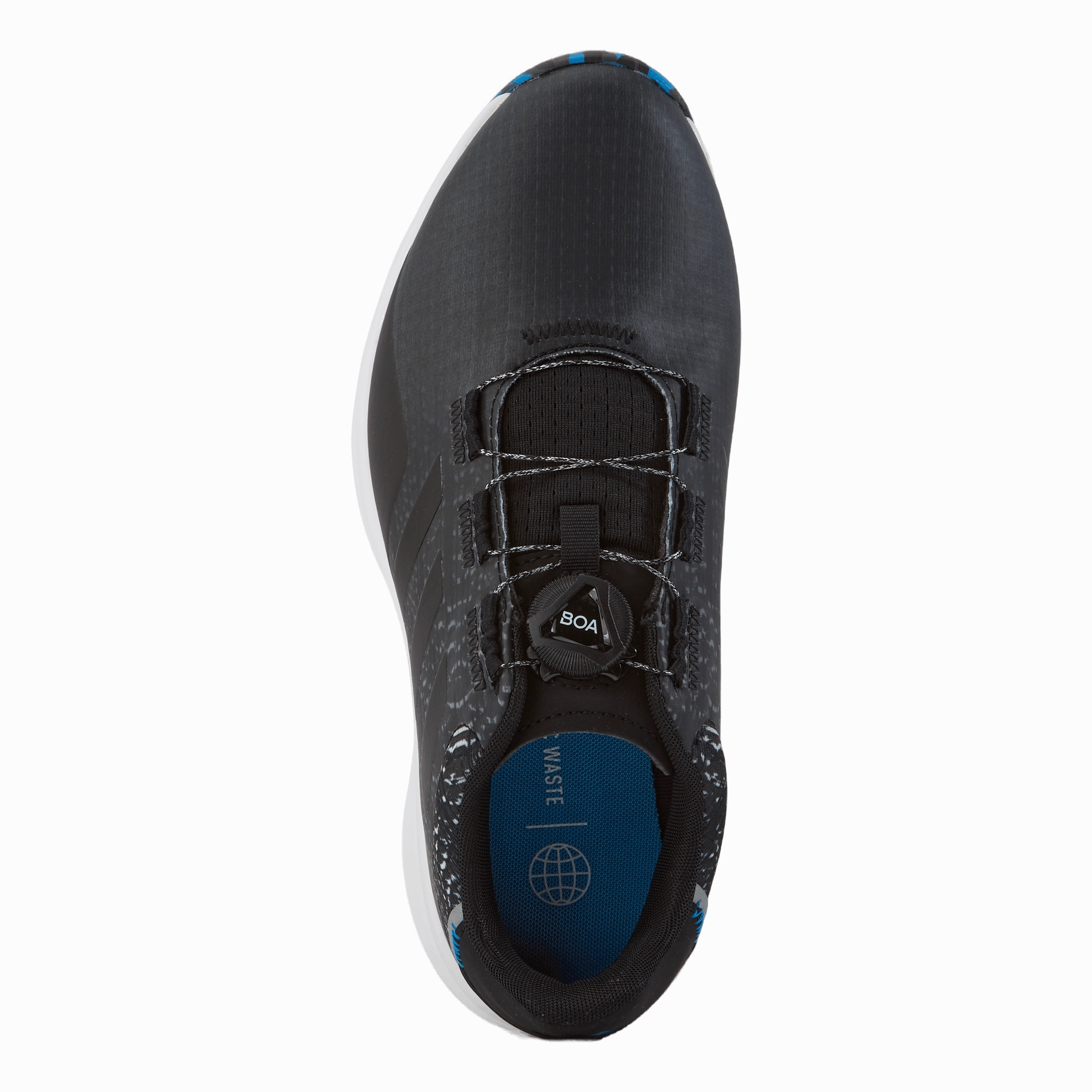 G 112 Kiltie Golf Shoe S2G BOA Wide Spikeless Golf Shoes Core Black / Core Black / Grey Six