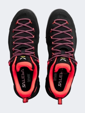Hiking Shoes Outsole Salewa Wildfire Women Hiking Shoes Black/Fluo Coral