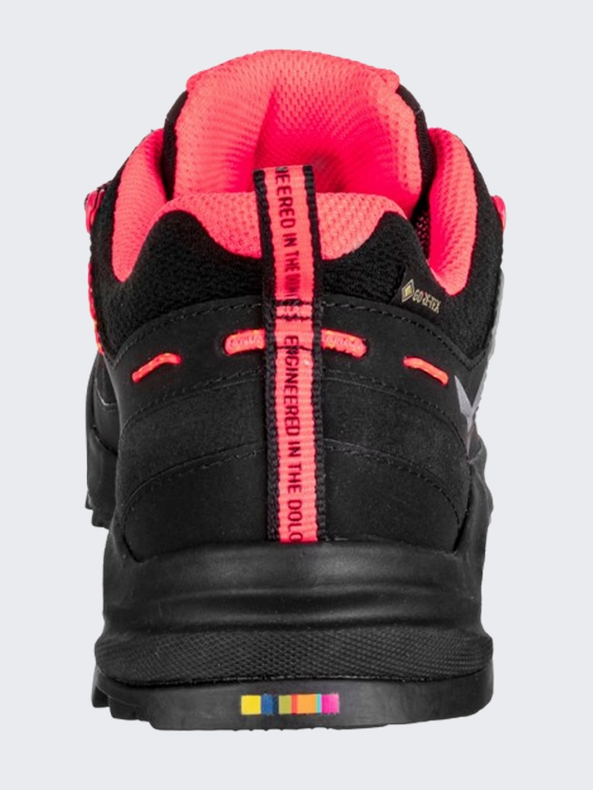 Salewa Wildfire Women Hiking Shoes Black/Fluo Coral Terrex Winter Cold.rdy Hiking Shoes