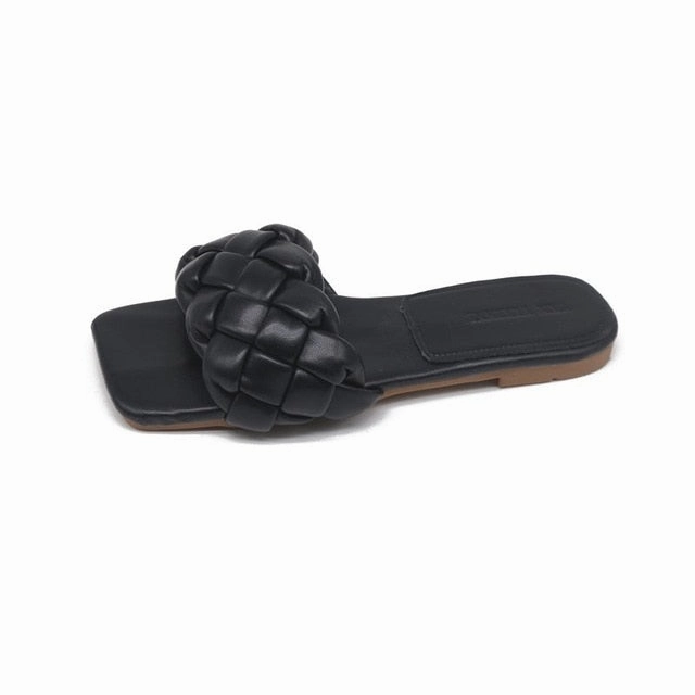 Chic Women Slippers 2020 Hot Women Weave Slippers Fashion Leisure Shoes Charm Simple Slip-on Office Women Slippers Wizard Of Oz Ruby Slippers