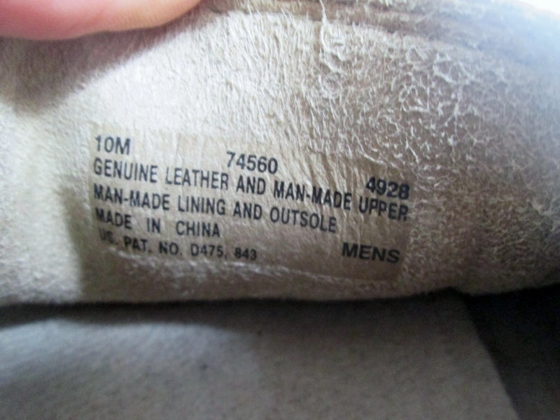 Ankle Boots Winter Mens Timberland 74560 Brown Leather Slip On Stitched Toe Loafer  Shoe 10 BEIGE TAUPE