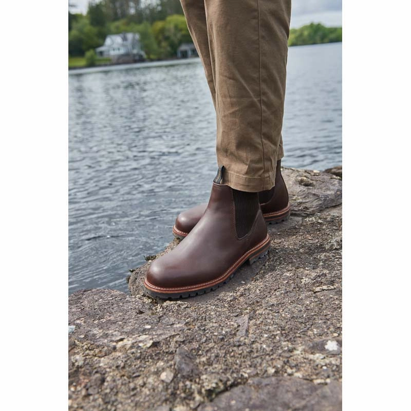 Play Boots On The Ground Dubarry Offaly GORE-TEX Mens Waterproof Chelsea Boot - Mahogany