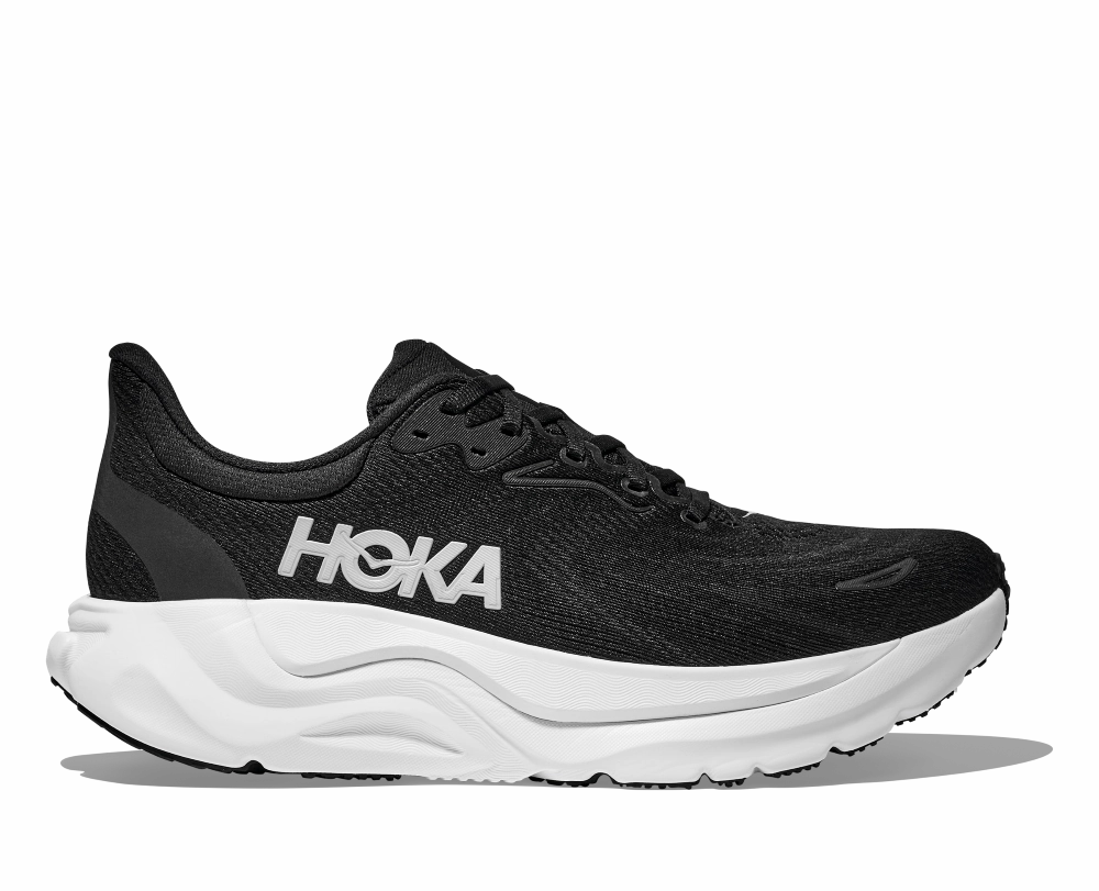 Shoes Ironman 'HOKA' Men's Arahi 8 - Black / White (Extra Wide)