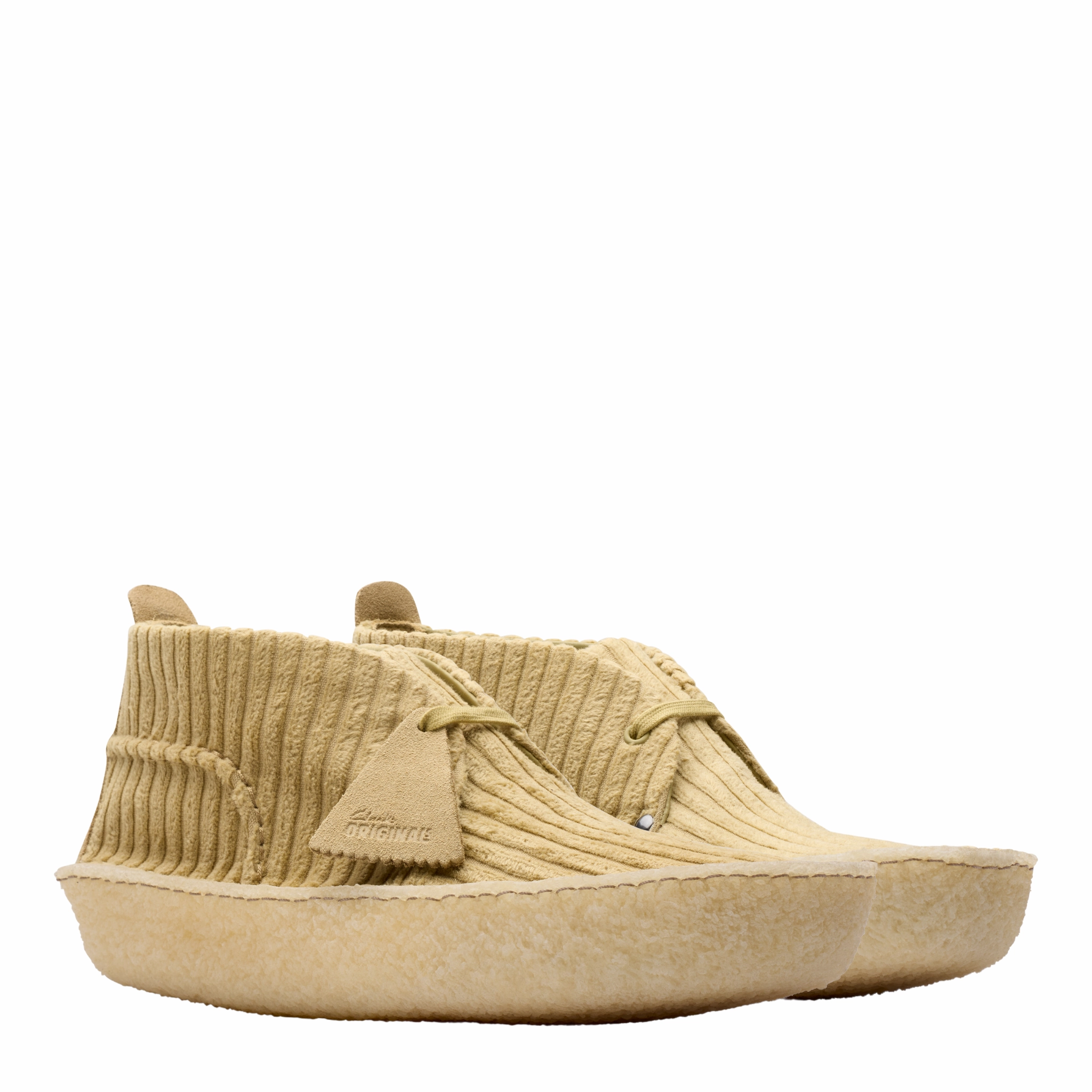 Biker Western Boots Mens Clarks Originals x Liam Gallagher Maple Cord Desert Rain