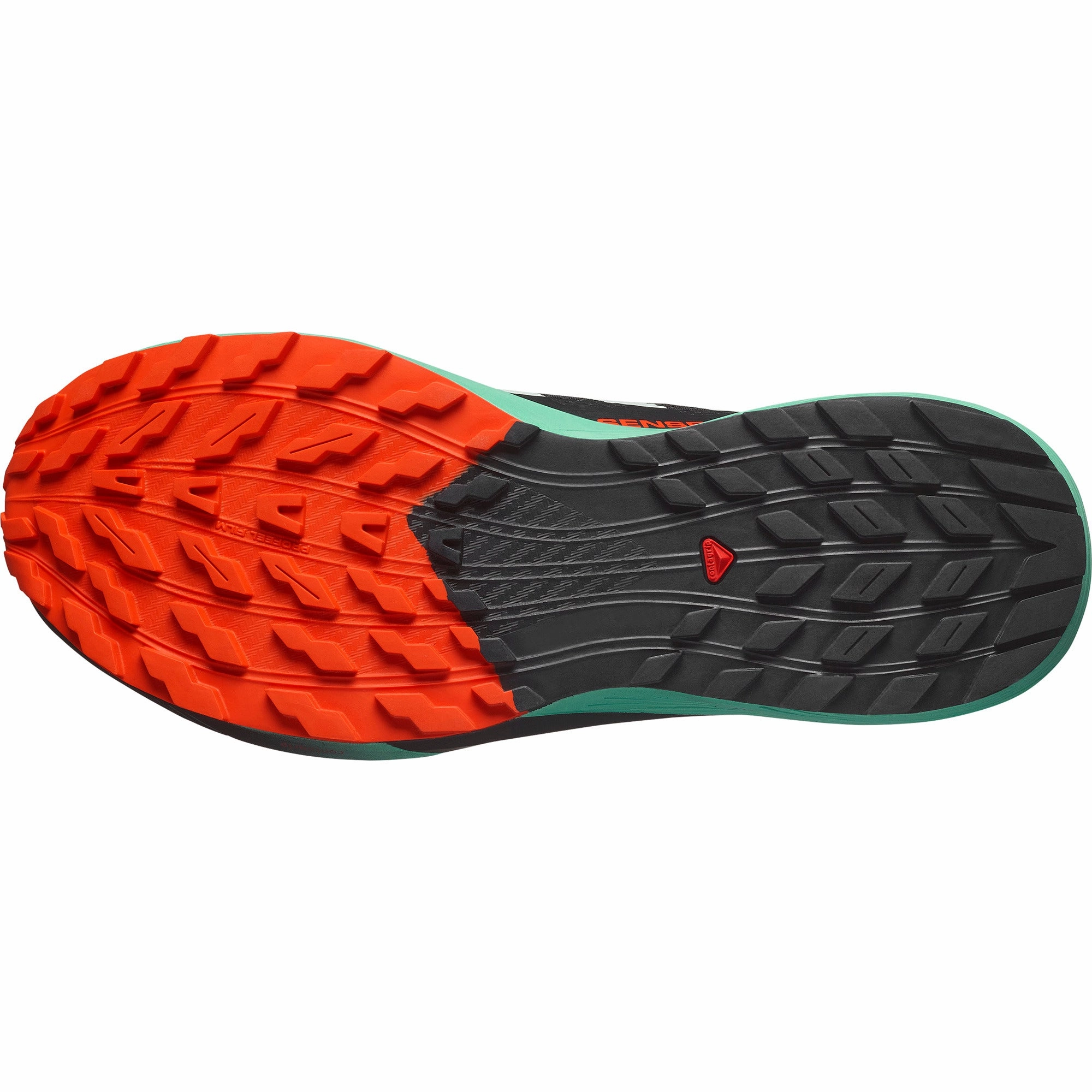 SENSE RIDE 5 Men Trail Running Shoes in Black / Bay / Cherry Tomato Trail Shoes Near Me