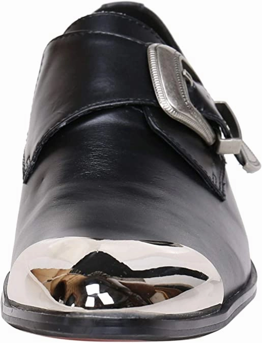 Men's Metal Tip Buckle Western Loafers Apex Ski Boots