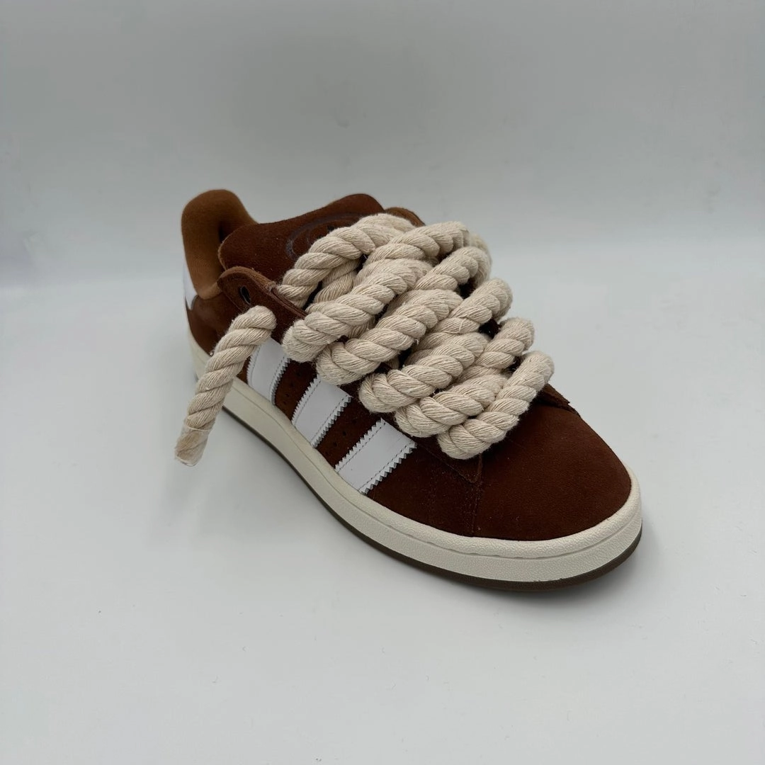 Unisex Adidas Shoes Adidas Campus 00s Brown "Rope Laces" Cream