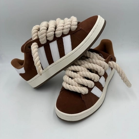 Adidas Campus 00s Brown "Rope Laces" Cream Adidas Retrocross Spikeless Golf Shoes
