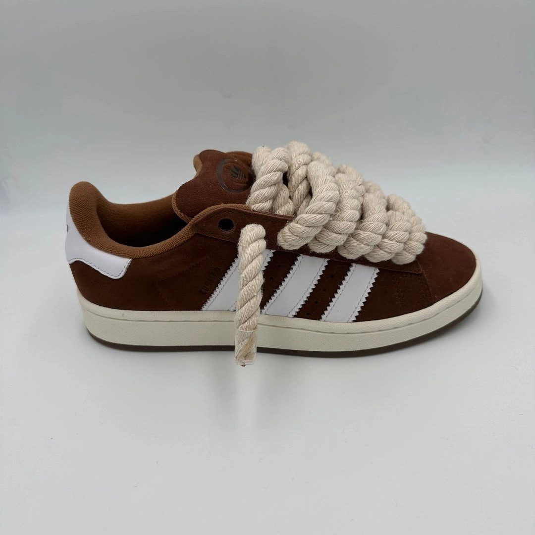 Adidas Campus 00s Brown "Rope Laces" Cream Adidas New Model Shoes
