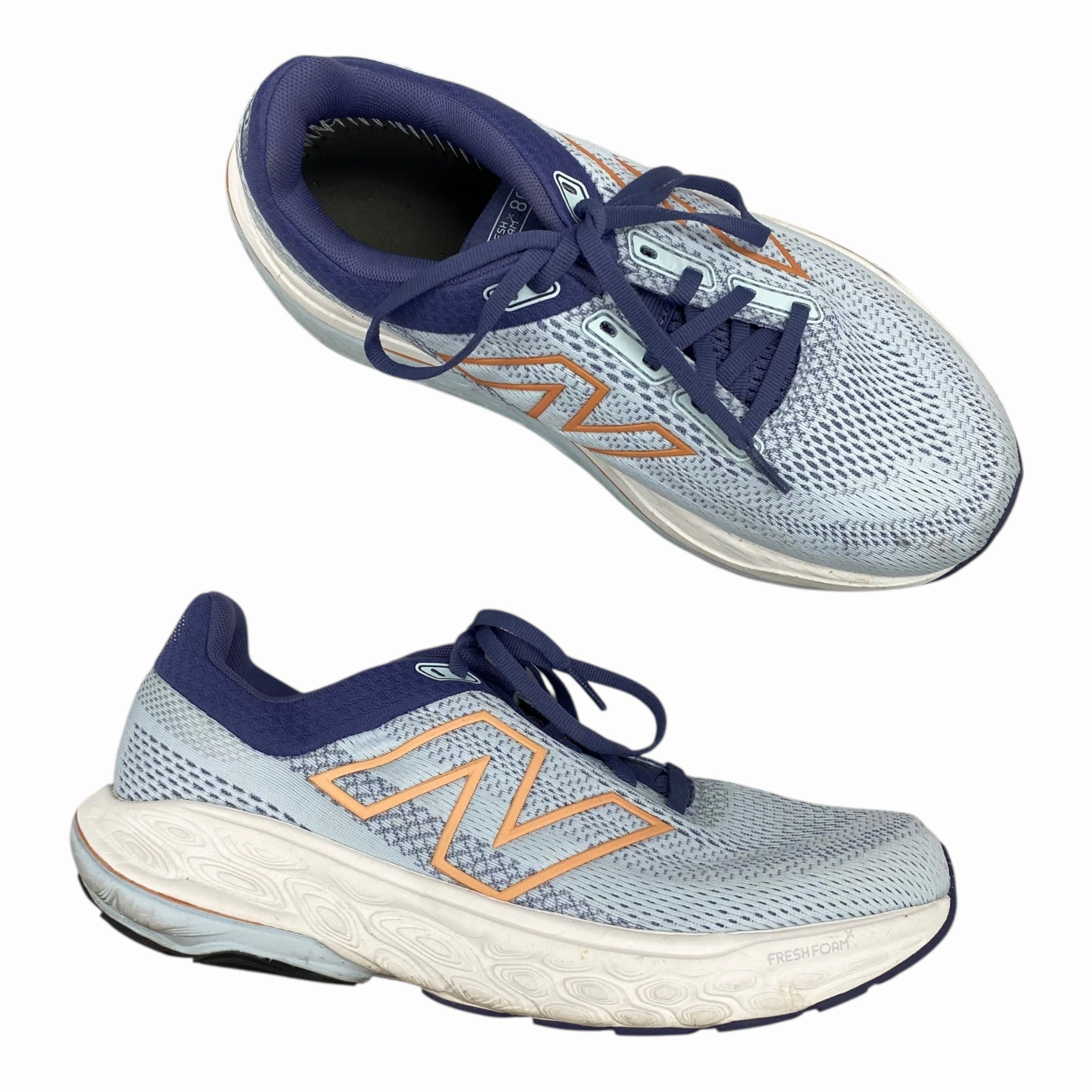New Balance Women's Lifestyle Sneakers Shoes Athletic By New Balance In Blue, Size:9
