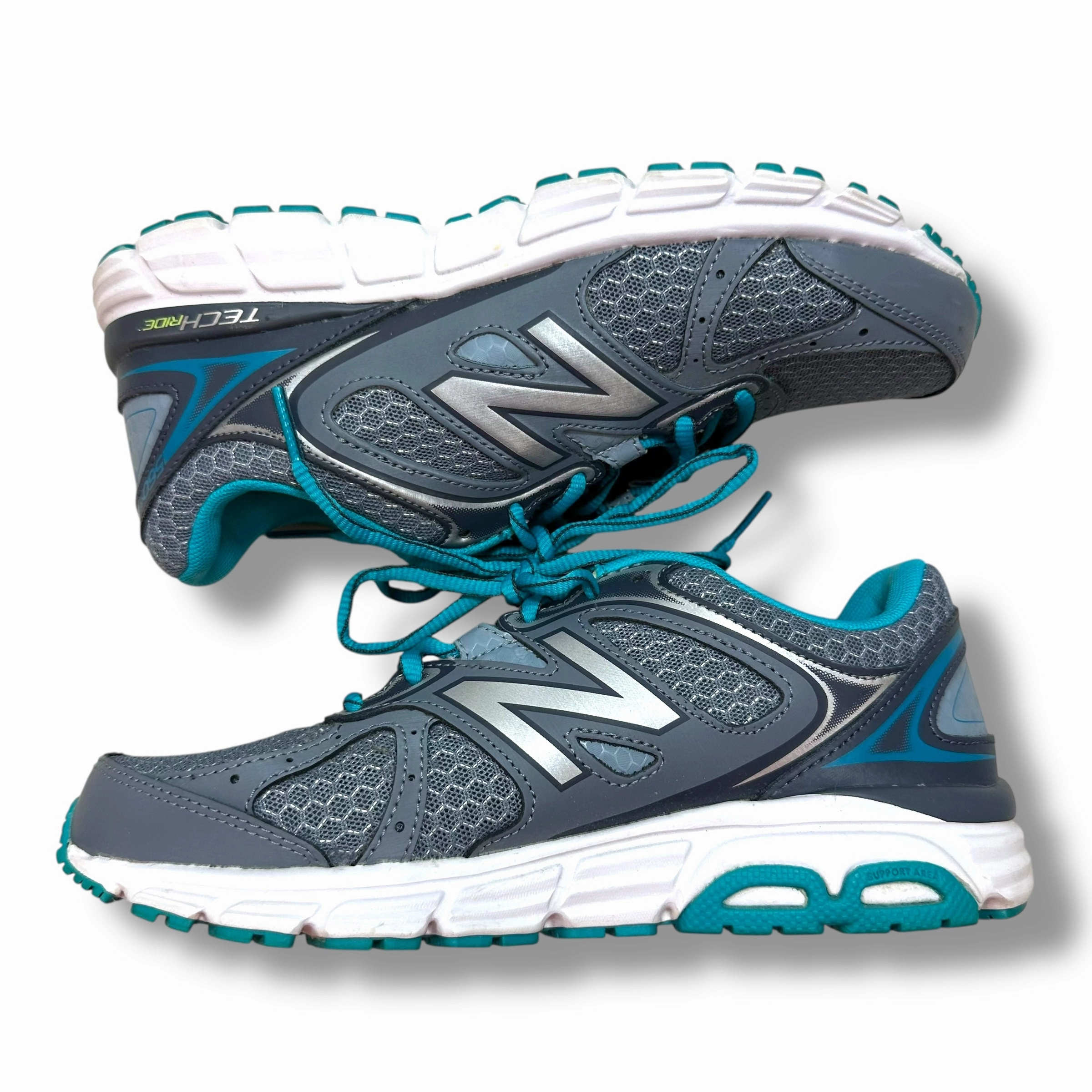 Shoes Athletic By New Balance In Grey & Silver, Size: 6 Shoes Women Sale New Balance