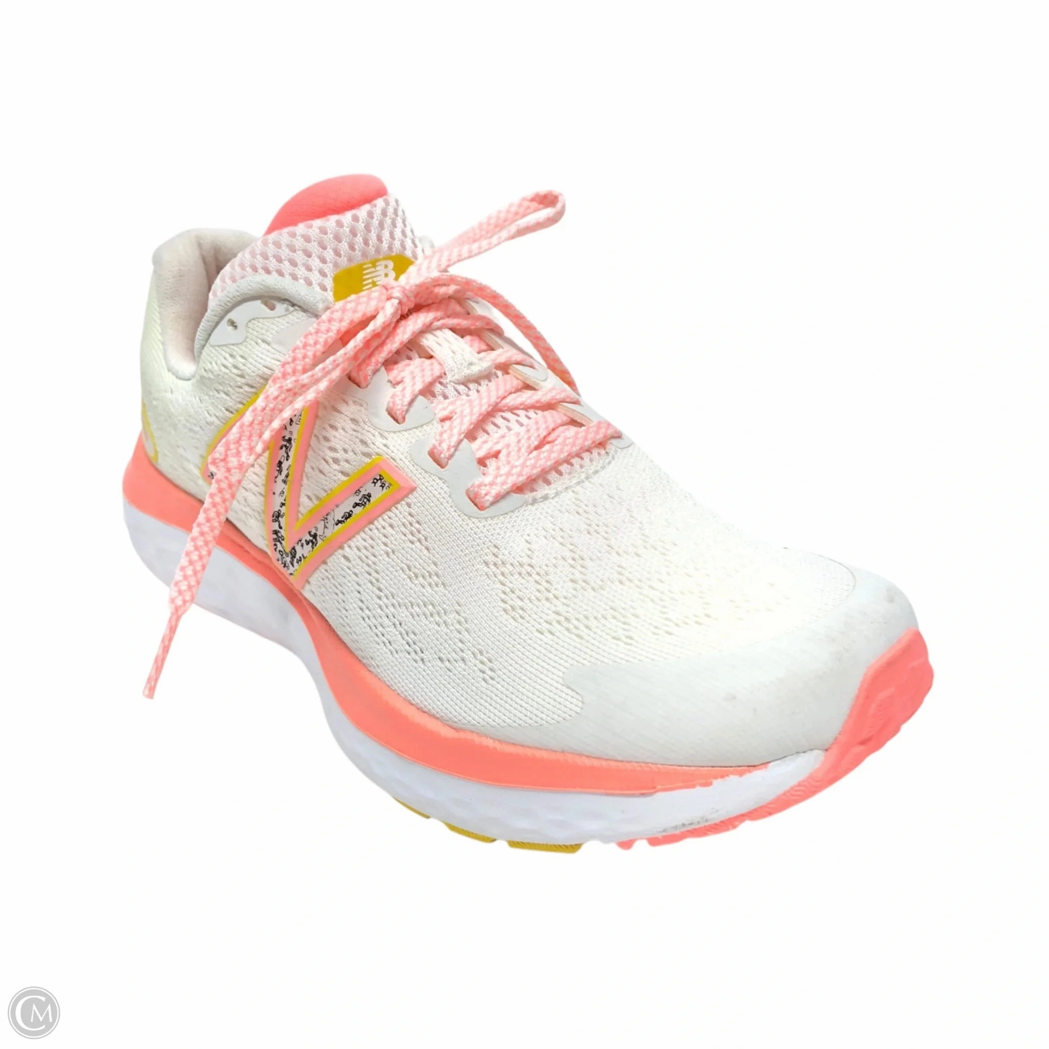 New Balance 992 On Foot Shoes Athletic By New Balance In Pink & White, Size: 5