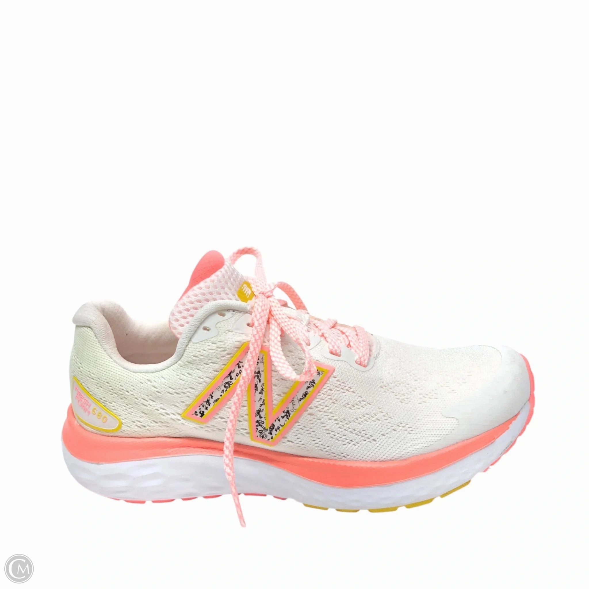 Shoes Athletic By New Balance In Pink & White, Size: 5 New Balance 574 Sneakers