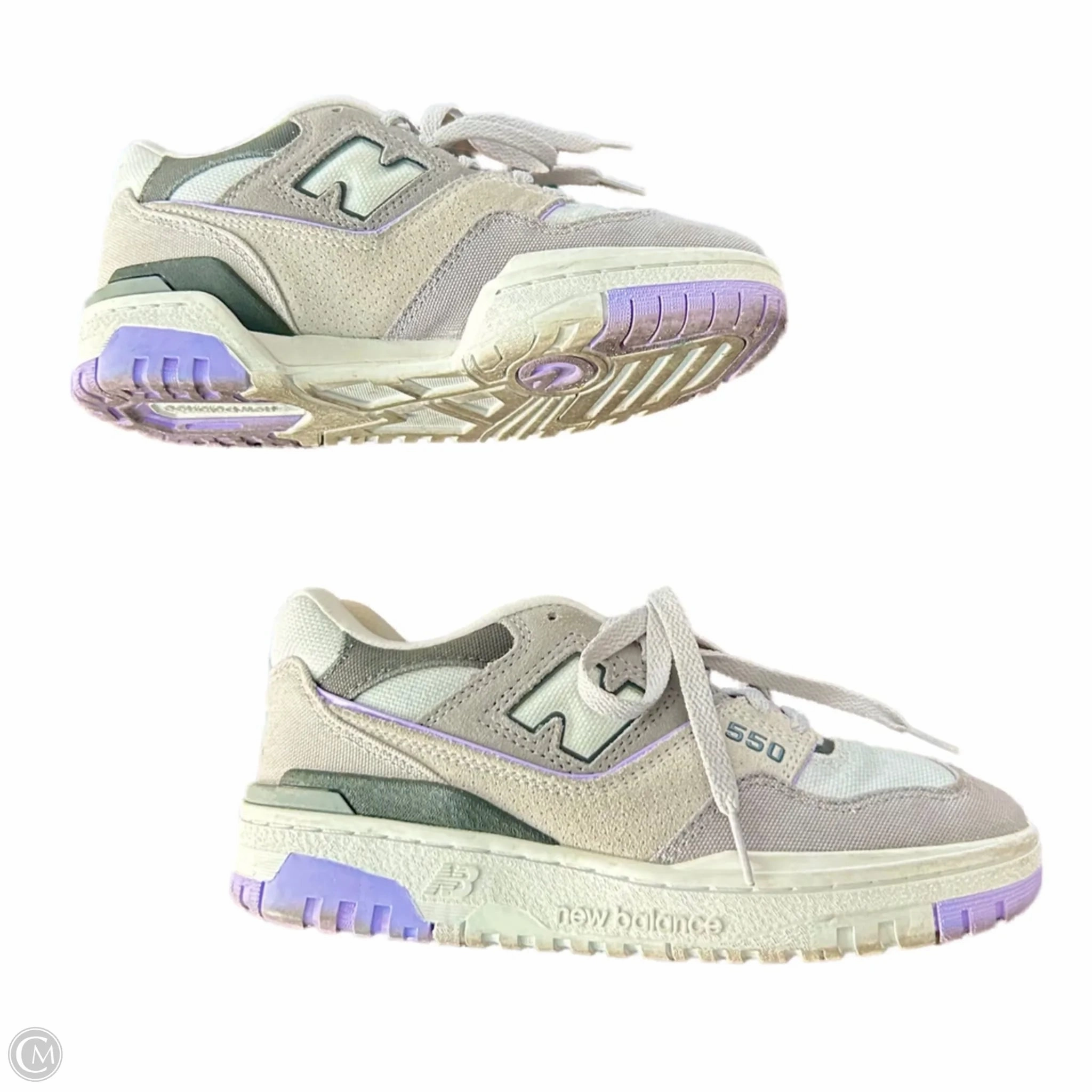 New Balance Walking Shoes 928v3 Shoes Sneakers By New Balance In Grey & Purple, Size: 6.5