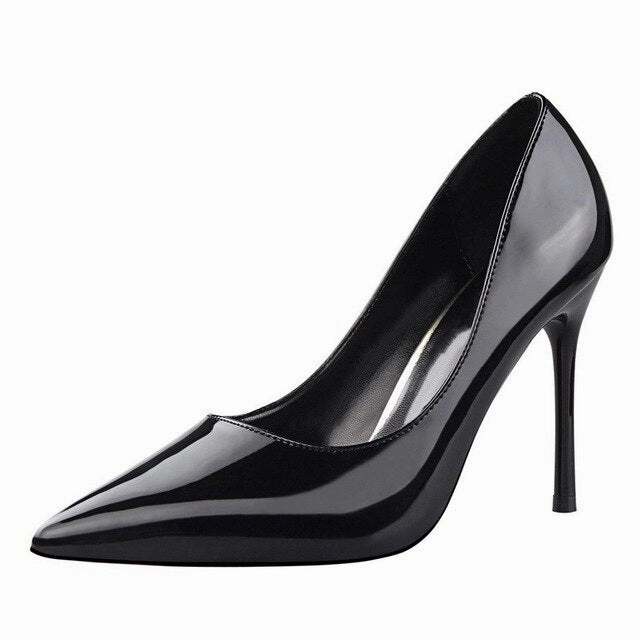 High Heel Shoe Sale Shoes Woman Brand Basic Women Pumps Glossi Shoes