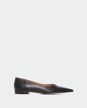 Pop Flat Shoes Shynnis Black Leather
