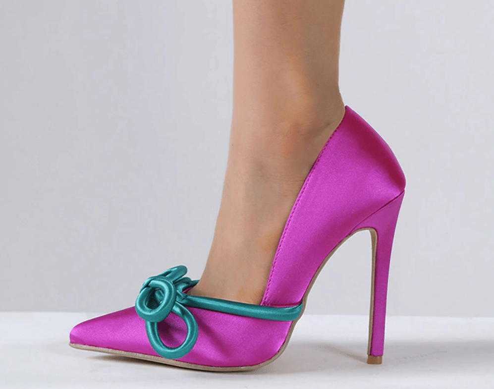 Fraterly Green- midnight Stacked Heel-25 days shipping Hot Rods And High Heels