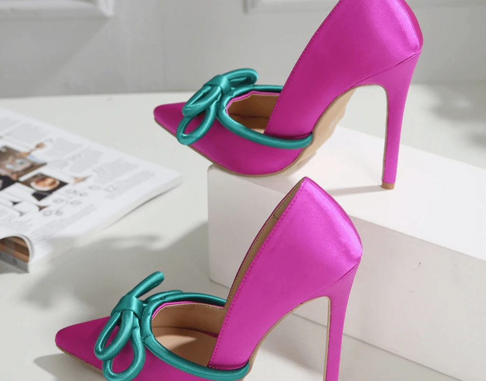 Fraterly Green- midnight Stacked Heel-25 days shipping Pumps And High Heels