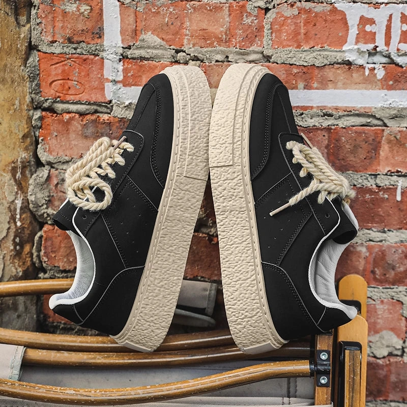 New York Giants Sneakers Wiaofellas New Vulcanized Sneakers Men Breathable Canvas Shoes For Men Casual Walking Sneakers Male Men's Chunky Shoes Street Style
