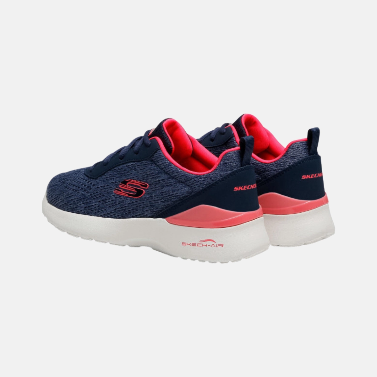 Cross Training Versus Running Shoes Skechers Women's Skech-Air Dynamight Athletic Sneaker -Navy/Coral
