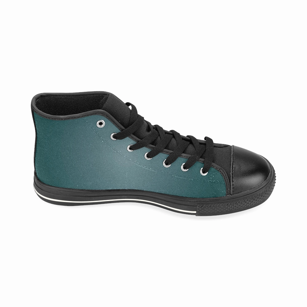 High Heels Wedding Buy Women Big Size Teal Solids Print Canvas High Top Shoes at TFS