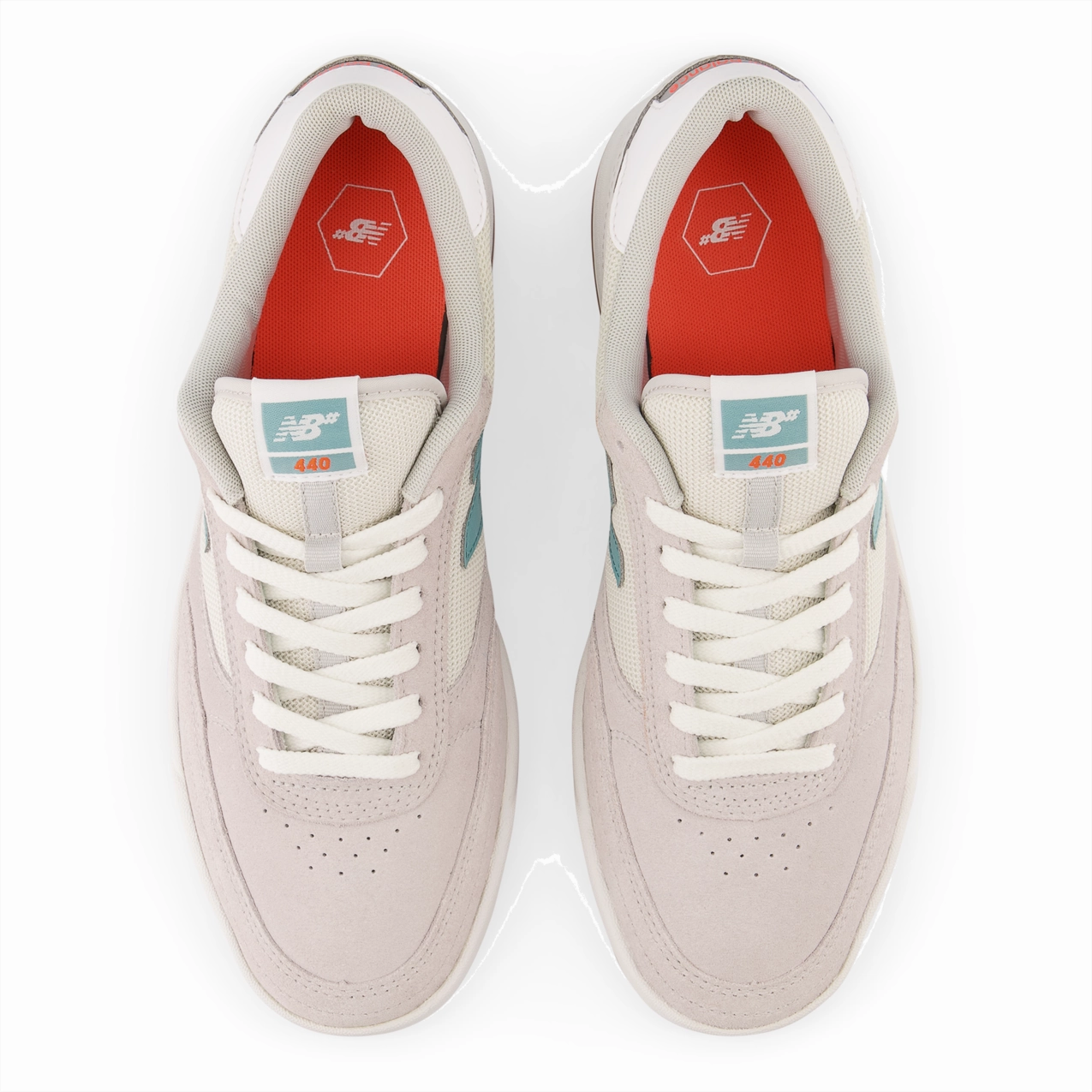 Tiago New Balance New Balance Numeric Men's 440 Light Grey Aqua Sea Shoes