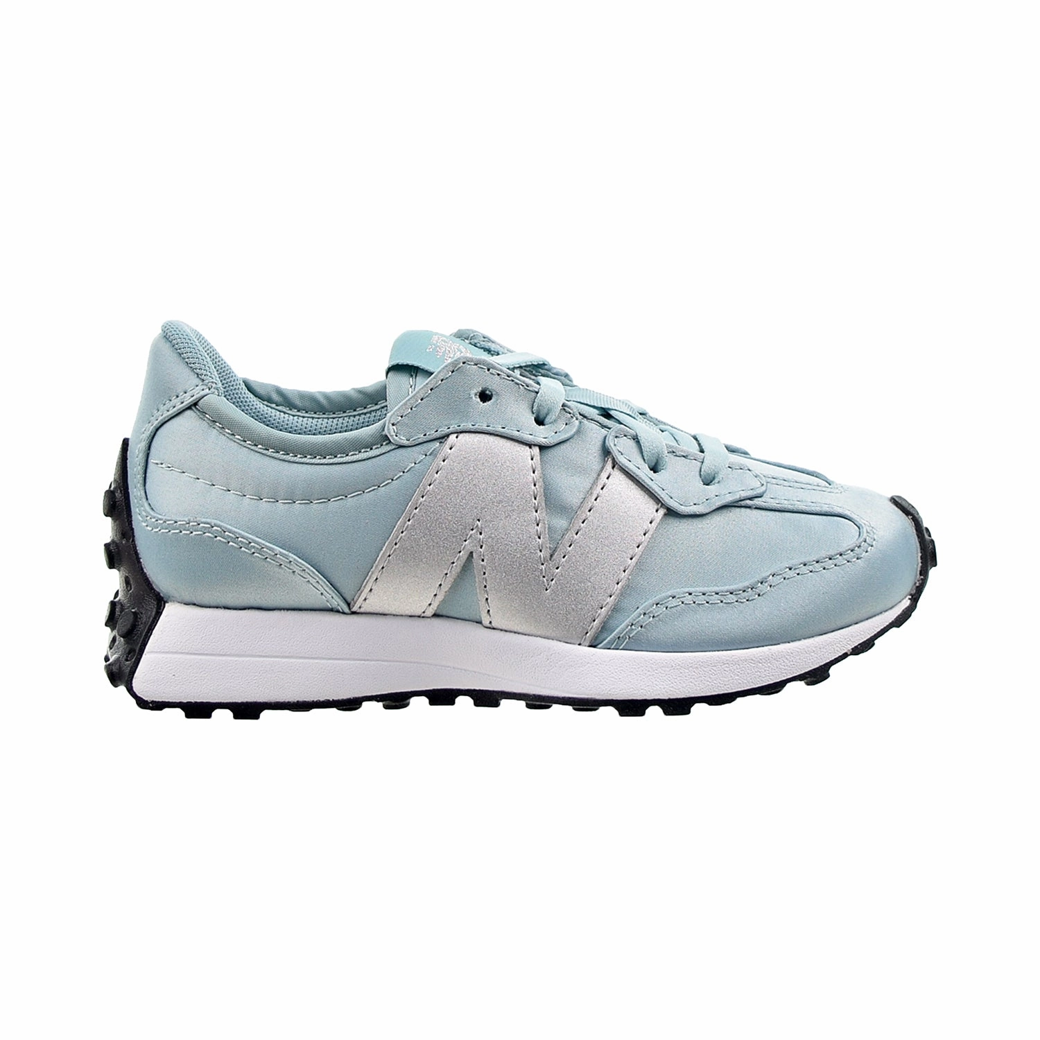 New Balance 327 Little Kids' Shoes Teal Blue-Silver New Balance 9060 White Blue