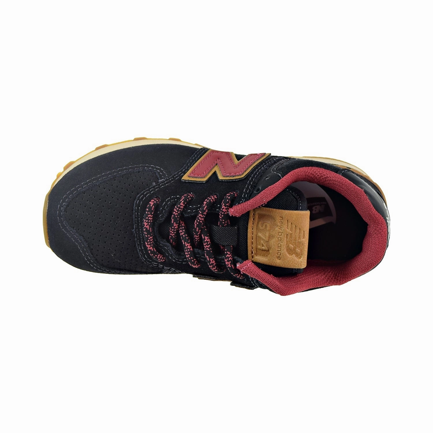 New Balance 574 Little Kids' Shoes Black/Earth Red New Balance 327 Navy