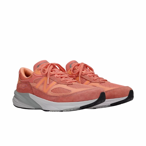 New Balance Unisex 990v6 Rose Orange And Black New Balance