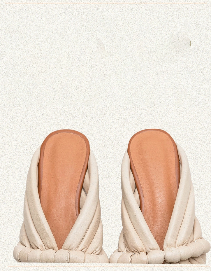 Original Design Fish Toe Fashion Leather Slippers Slippers Rabbit