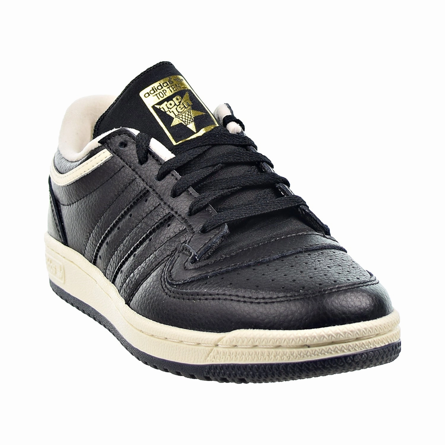 Adidas Top Ten RB Low Men's Shoes Core Black-Cream White-Gold Foil Adidas Torsion System Shoes