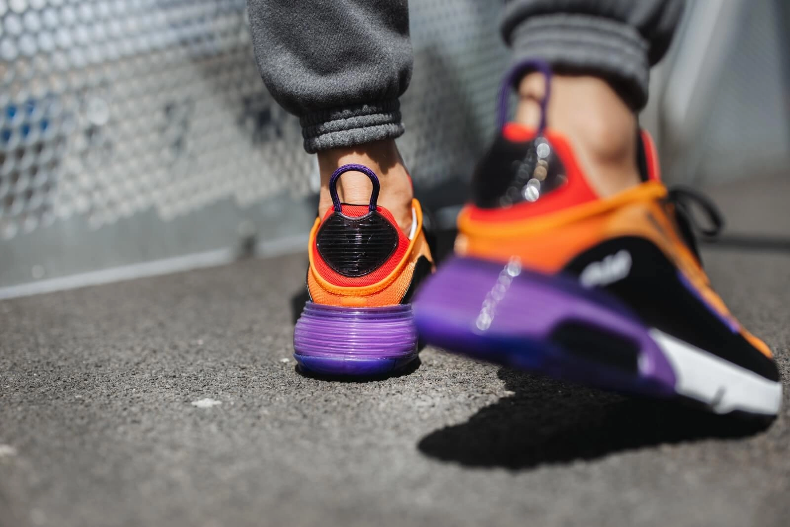 Nike Men Air Max 2090 (Magma Orange / Black-Eggplant-Habanero Red) AirMax Shoes For Men BV9977-800 Flat Shoes With Open Toes