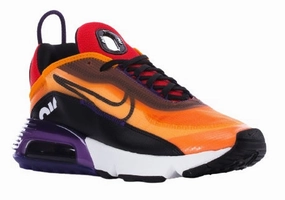 Flat High Platform Shoes Nike Men Air Max 2090 (Magma Orange / Black-Eggplant-Habanero Red) AirMax Shoes For Men BV9977-800