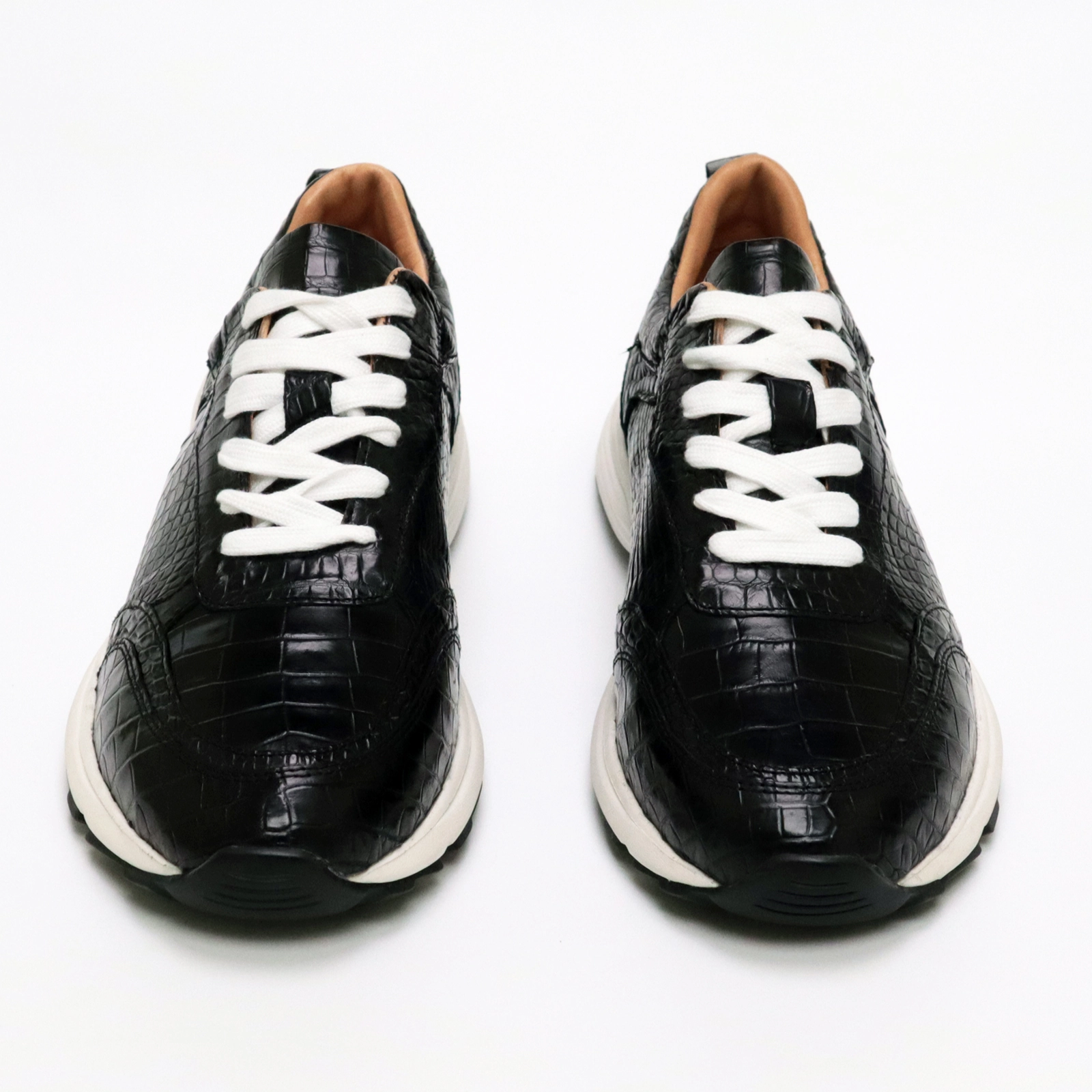 Sneaker Crocodile Leather Classic Formal Sporty Shoes for Men Sneakers Asiscs