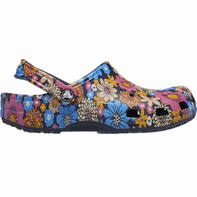 Car Clogs Classic Retro Floral