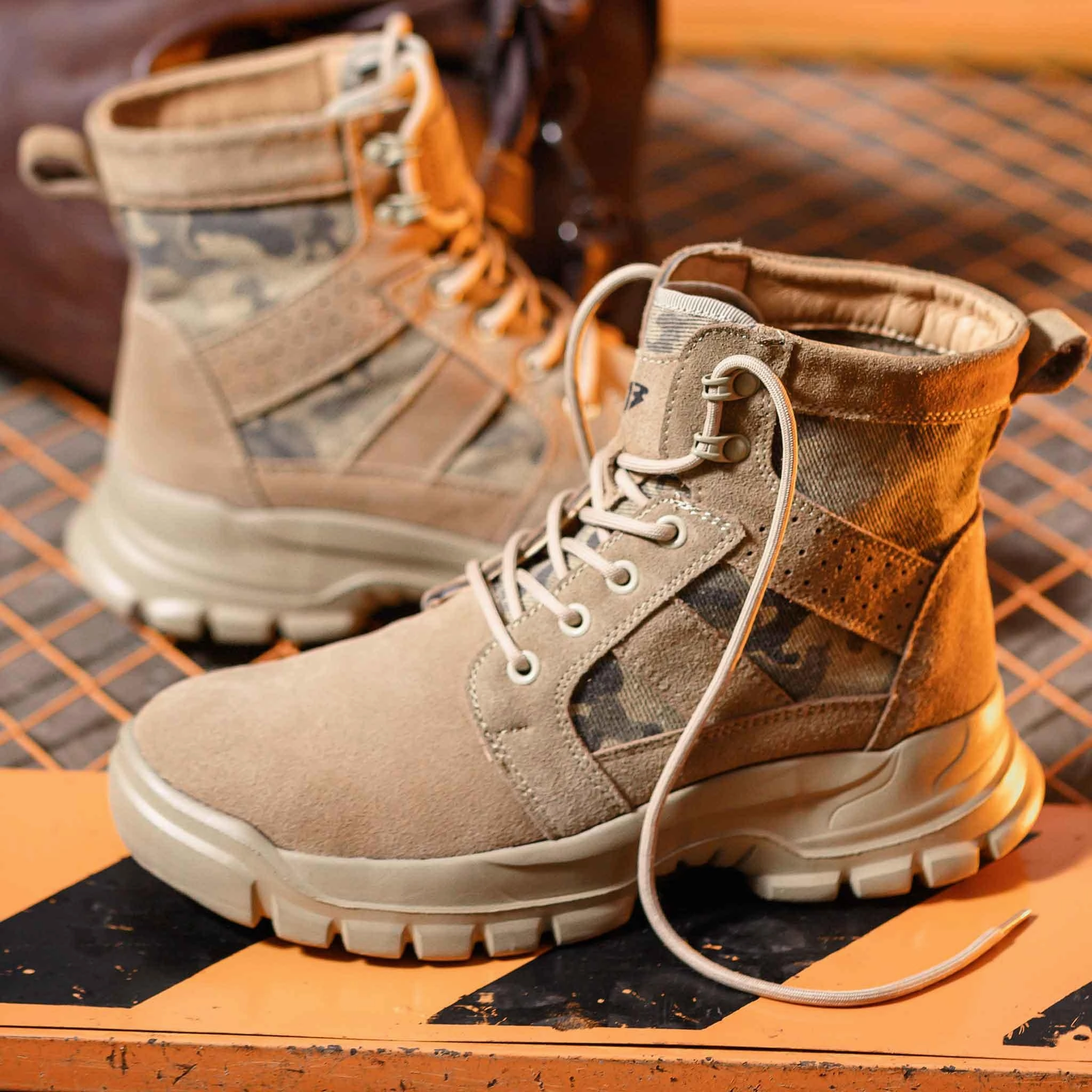 Women's Steel Toe Tactical Boots - Spark Resistant | B300 Merino Wool Waterproof Shoes
