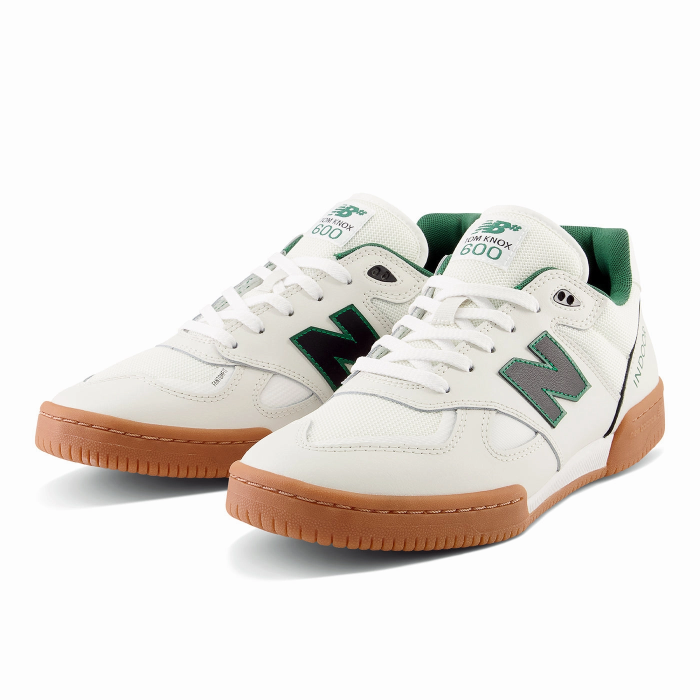 New Balance Numeric NM600 Tom Knox Shoes - White / Green 9060 New Balance Pink