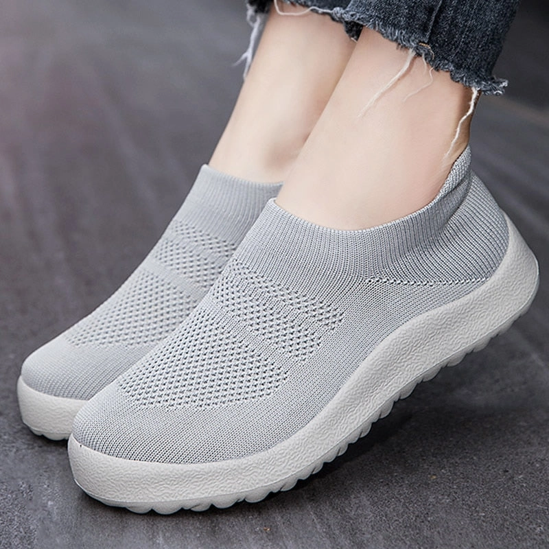 Best Stability Walking Shoes For Flat Feet Purpdrank - Women Shoes Breathable Women Sneakers 2023 New Flats Zapatos Mujer White Sports Shoes Flat Shoes For Women Casual Loafers Female