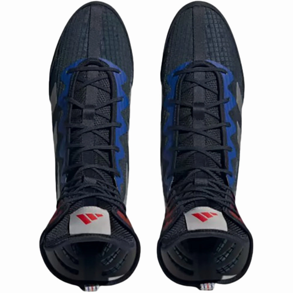 Adidas Box Hog 4 Boxing Shoes Boots - Legend Ink Silver/Grey Adidas Rockstar Shoes