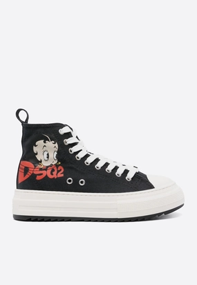 Jessica Simpson Platform Sneakers Betty Boop Berlin Sneakers