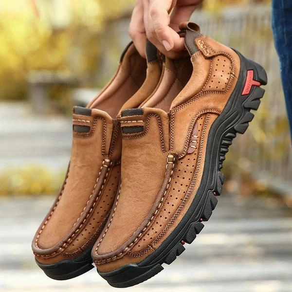 Shoes - Casual Stylish Men Genuine Leather Moccasin Sneakers Shoes Dan Marino Sneakers