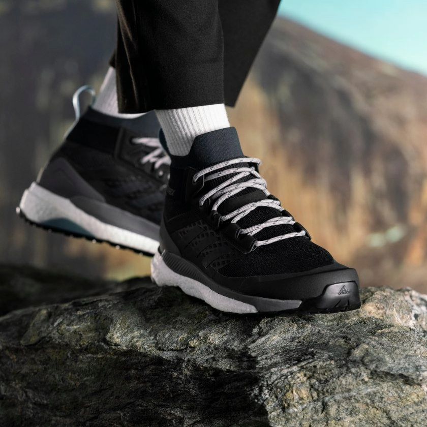 adidas TERREX FREE HIKER Hiking Shoes | Carbon | Women's Adidas Discus Throwing Shoes