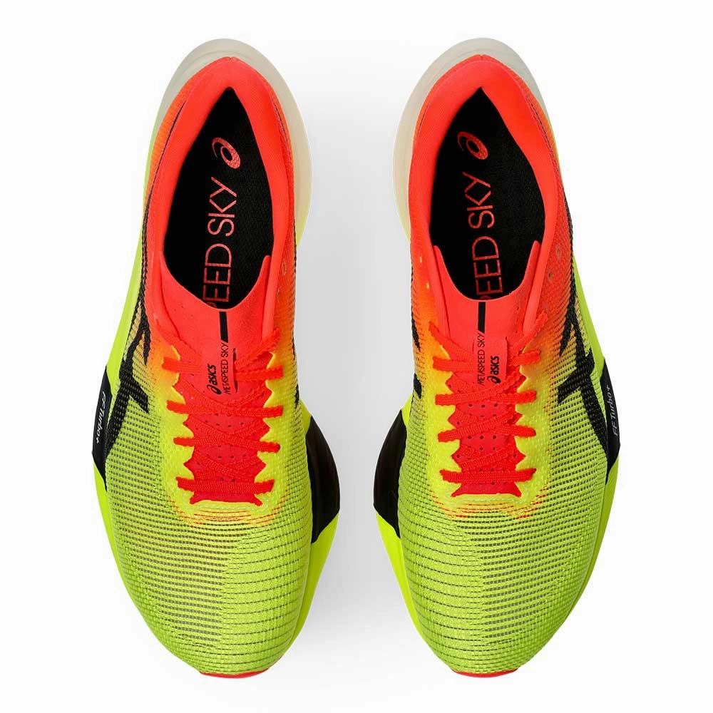 Asics Tennis Shoes Japan All Gender Metaspeed Sky Paris Runnng Shoe - Safety Yellow/Black - Regular (D)